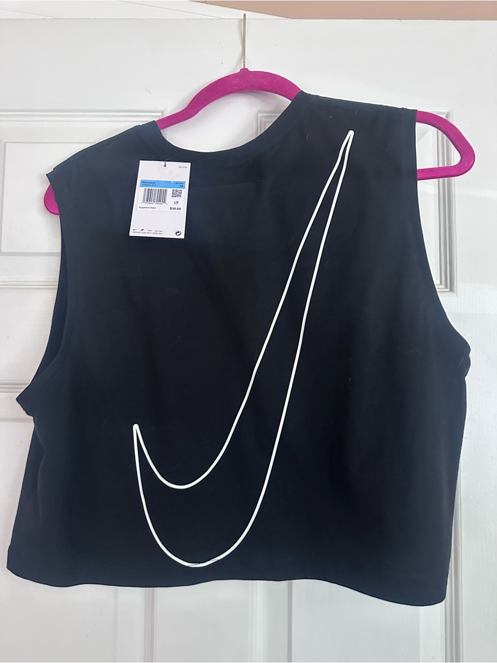 Women’s Nike Crop Tank NWT HF9531-010 - Picture 2 of 3